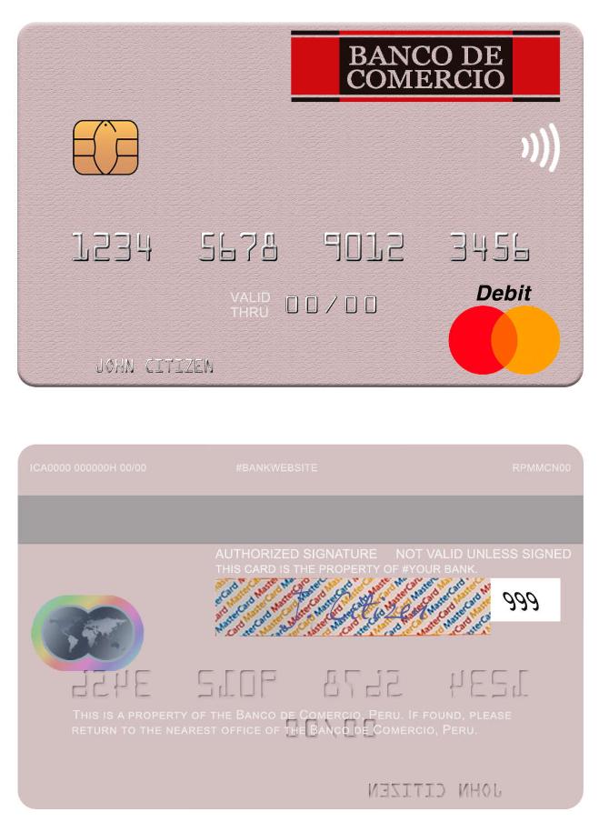 Peru Banco de Comercio mastercard